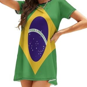 NWOT Brazilian Flag Dress